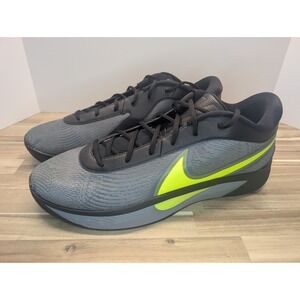 Nike Zoom Giannis Freak 6 "Naija" Black V Cool Grey Stadium Green Men's Size 18